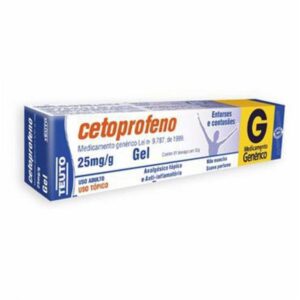 Cetoprofeno 25mg Gel Com 30g Teuto Genéricos