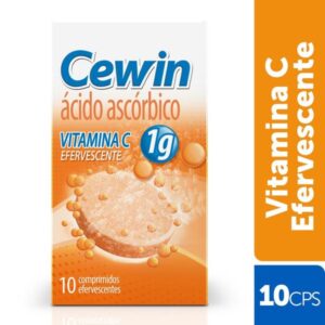 Cewin Vitamina C 1g Com 10 Comprimidos Efervescentes Sanofi Medley
