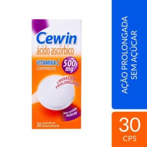 Cewin Vitamina C 500mg Com 30 Comprimidos Sanofi Medley
