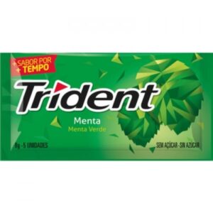 Chiclete Trident Menta Com 14 Unidades