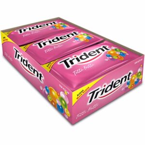 Chiclete Trident Tutti-Frutti Sem Açúcar Com 8g