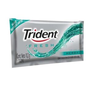 Chiclete Trident Xfresh Herbal Com 8g