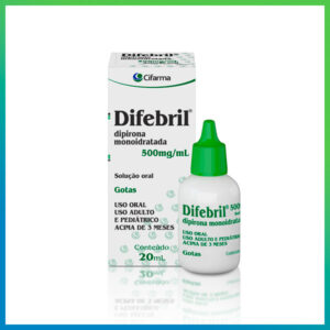 Difebril 500mg/ml Solução Oral Gotas Com 20ml Cifarma