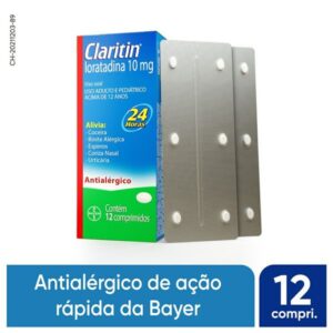 Claritin 10mg Com 12 Comprimidos Bayer