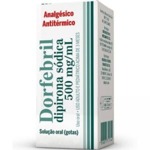 Dorfebril 500mg/ml Solução Oral Gotas Com 10ml 1Farma
