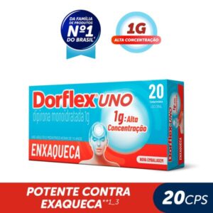 Dorflex Uno Enxaqueca 1g Com 20 Comprimidos Sanofi Medley