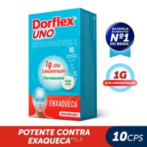Dorflex Uno Enxaqueca 1g Com 10 Comprimidos Efervescentes Sanofi Medley