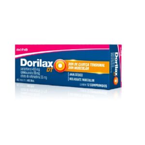 Dorilax DT 450mg + 50mg + 35mg Com 12 Comprimidos Aché