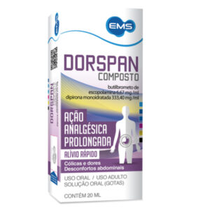 Dorspan 6,67mg/ml + 333,4mg/ml Solução Oral Gotas Com 20ml Ems s/a