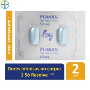 Flanax 550mg Com 2 Comprimidos Bayer