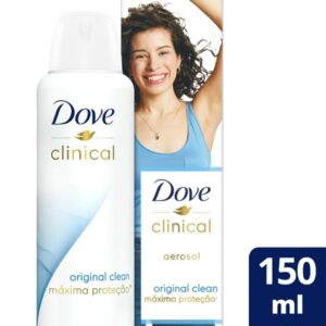Desodorante Aerosol Dove Clinical Original Clean Com 150ml