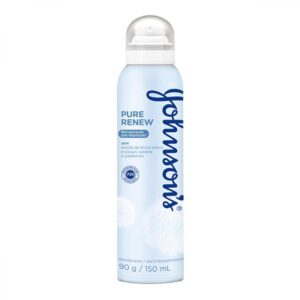 Desodorante Aerosol Johnsons Feminino Pure Reniew Com 150ml