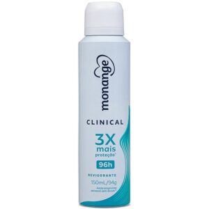 Desodorante Aerosol Monange Clinical Revigorante Com 150ml