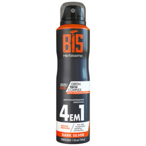 Desodorante Aerosol Herbíssimo Bis Dark Silver Com 150ml