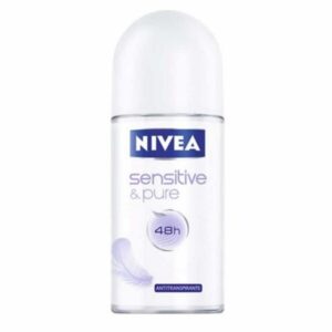 Desodorante Rollon Nivea Feminino Sensistive Sem Perfume Com 50ml