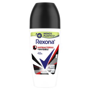Desodorante Rollon Rexona Feminino Antibacterial Invisible Com 50ml