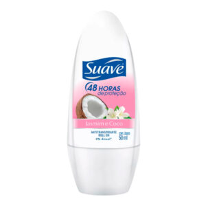 Desodorante RollOn Suave Coco e Jasmim Com 50ml