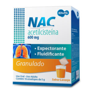 15363710956-5d95b832f8c0f18a9d0fbc64a1c91731.jpg Nac Granulado 600mg Com 16 Envelopes de 5g Cada Sigma Pharma