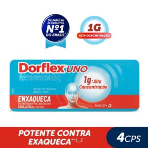 Dorflex Uno 1g Com 4 Comprimidos Sanofi-Aventis