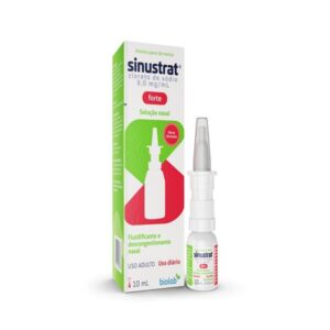 Sinustrat Forte Descongestionante 9,0mg/ml Solução Nasal Com 10ml Biolab Sanus