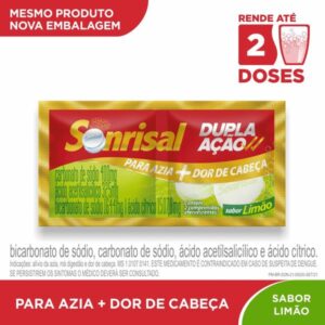 Sonrisal Limão Com 2 Comprimidos Efervescentes Glaxosmithkline