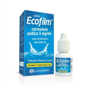 Ecofilm 5mg/ml Solução Oftalmica Gotas Com 15ml Cristália