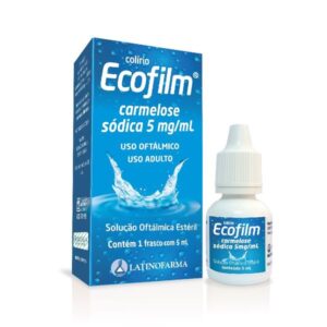 Ecofilm 5mg/ml Solução Oftalmica Gotas Com 5ml Cristália