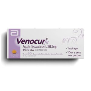 Venocur Fit 263,2mg Com 30 Comprimidos Liberação Retardada Abbott