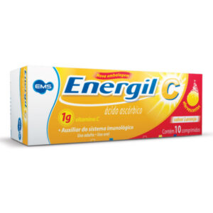 Energil C 1g Sem Açucar Com 10 Comprimidos Efervescentes Ems s/a