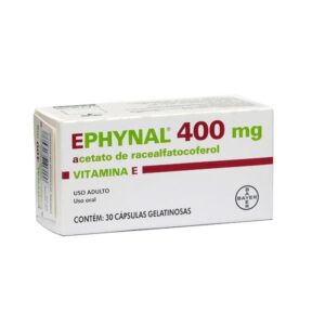 Ephynal 400mg Com 30 Cápsulas Gel Mole Bayer