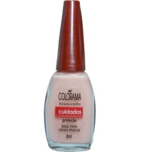 Esmalte Colorama Base Para Unhas Fracas Com 8ml