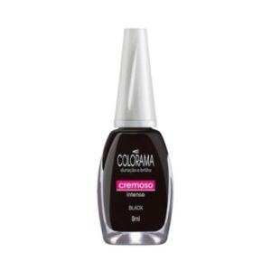 Esmalte Colorama Cremoso Black Com 8ml