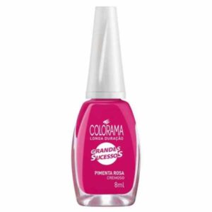Esmalte Colorama Cremoso Grandes Sucessos Pimenta Rosa Com 8ml