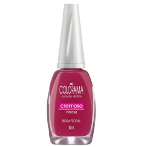 Esmalte Colorama Cremoso Rosa Floral Com 8ml