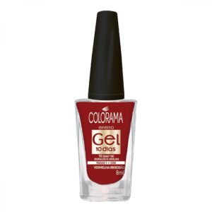 Esmalte Colorama Efeito Gel 10 Dias Vermelha Obsessão Com 8ml