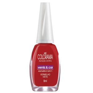 Esmalte Colorama Verniz e Cor Vermelho Ivete Com 8ml