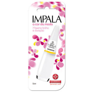 Esmalte Impala Cremoso Branco Com 7,5ml