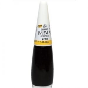 Esmalte Impala Cremoso Preto Com 7,5ml