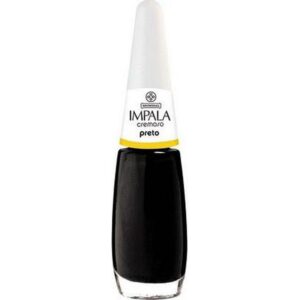 Esmalte Impala Cremoso Preto Com 7,5ml