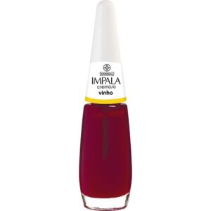 Esmalte Impala Cremoso Vinho Com 7,5ml