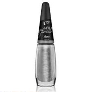 Esmalte Impala Glamour Cromo Silver Com 7,5ml