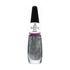Esmalte Impala Gliter Prata Com 7,5ml