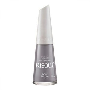 Esmalte Risqué Cremoso Doce Pérola Com 8ml