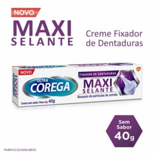 Creme Fixador de Dentadura Ultra Corega Maxi Selante 40G