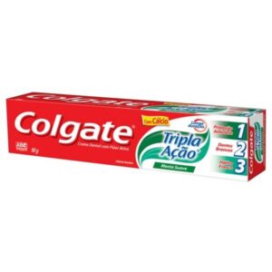 15363711384-7891024132104.jpg Creme Dental Colgate Tripla Ação Menta Suave Com 90g