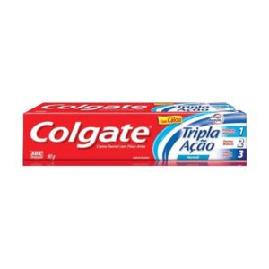 15363711392-7891024132005.jpg Creme Dental Colgate Tripla Acão Menta Original Com 90g