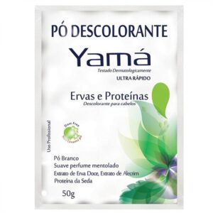 Pó Descolorante Yama Ervas e Proteinas Com 50g