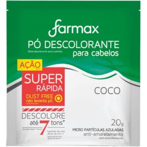 Pó Descolorante Capilar Farmax Coco Com 20g