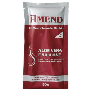 Pó Descolorante Amend Aloe Vera e Silicone Com 50g