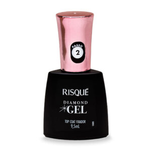 15363711552-7891350037197.jpg Esmalte Risqué Diamond Gel Top Coat Fixador Com 9,5ml